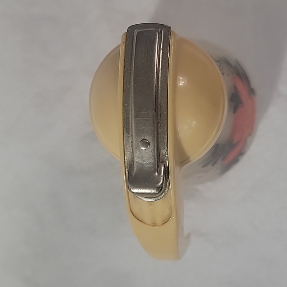 1950s Hazel Atlas Frosted Syrup Pitcher Painted Flowers - Picture 5 of 7